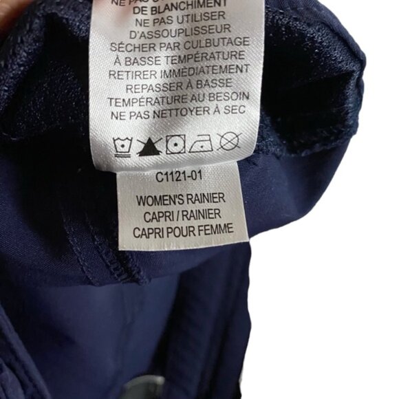 Eddie Bauer Women's Navy Rainer Capri Pants - Picture 7 of 9